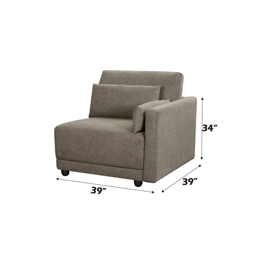 Rylie - Modular Sectional Sofa With Toss Pillows by Unique Piece Furniture