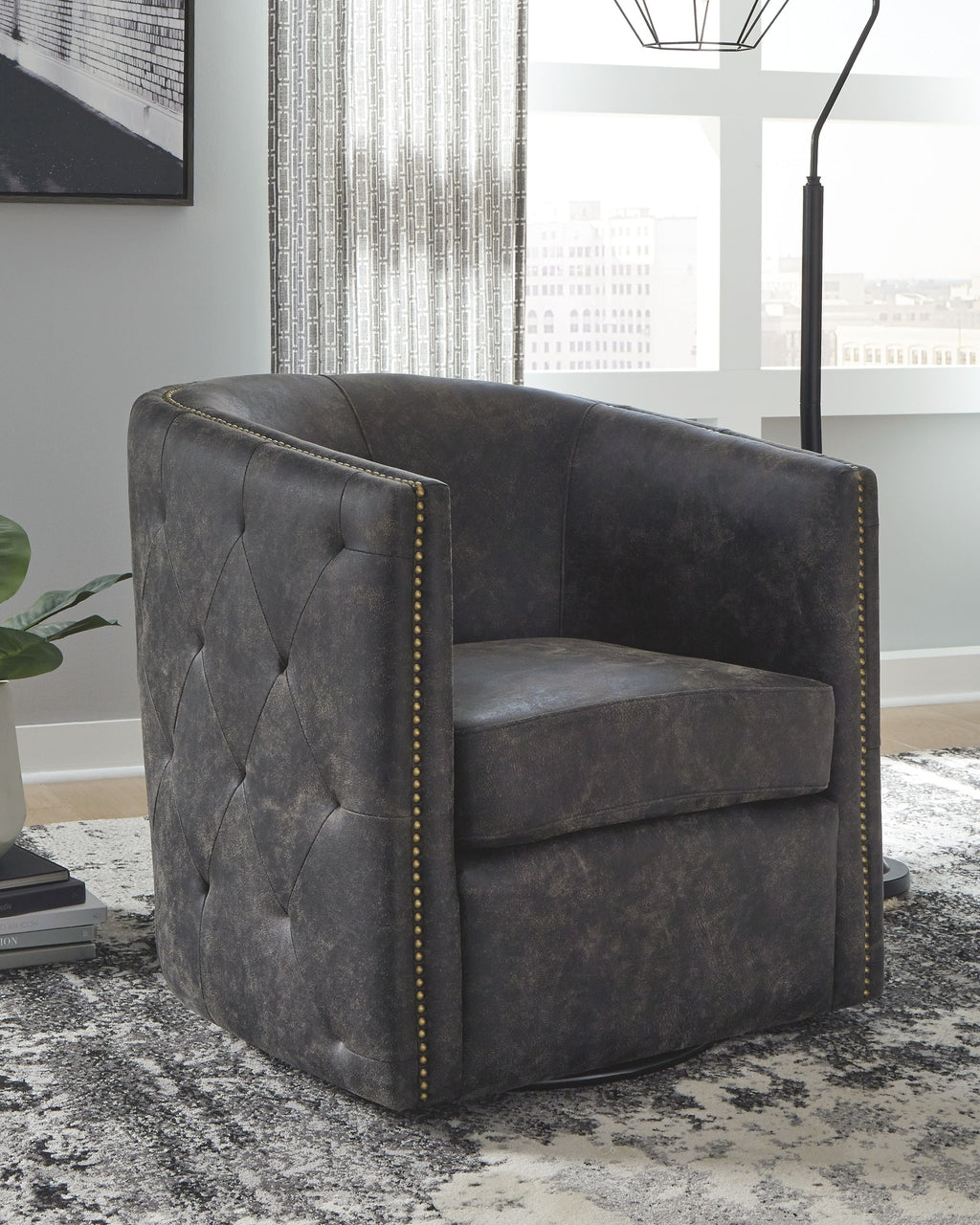 Brentlow - Swivel Accent Chair by Unique Piece Furniture