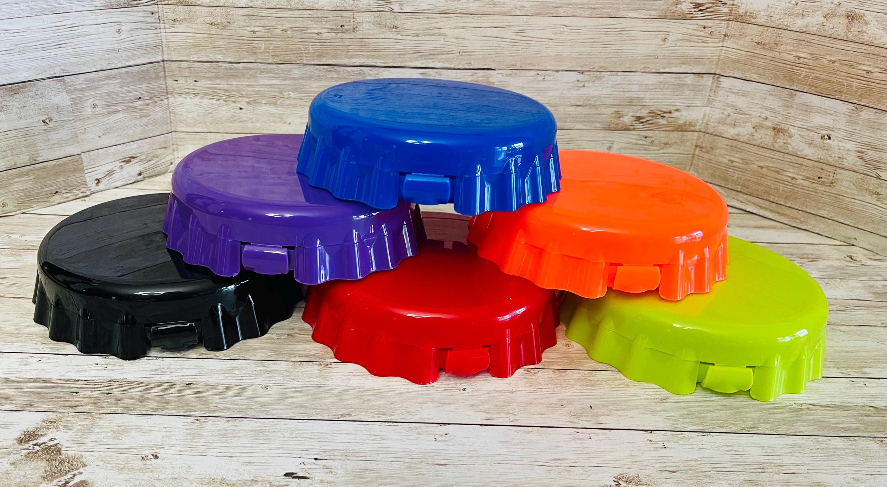 Ficheros Corcholatas para Loteria oh Guardar Monedas Cork Plastic Containers to Store Items by Chica Mexico