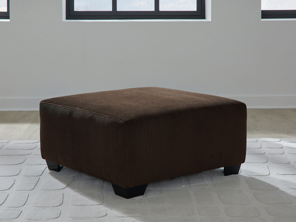 Kimlee - Oversized Accent Ottoman - Chocolate by Unique Piece Furniture