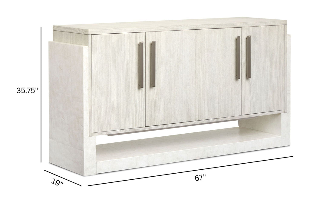 Lorelei - Server - Misty Cloud by Unique Piece Furniture