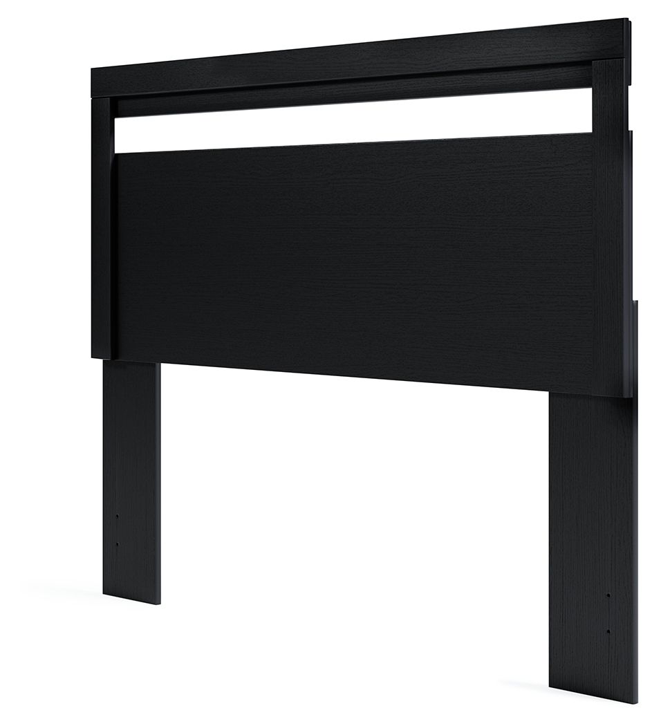 Finch - Queen Panel Headboard - Black by Unique Piece Furniture