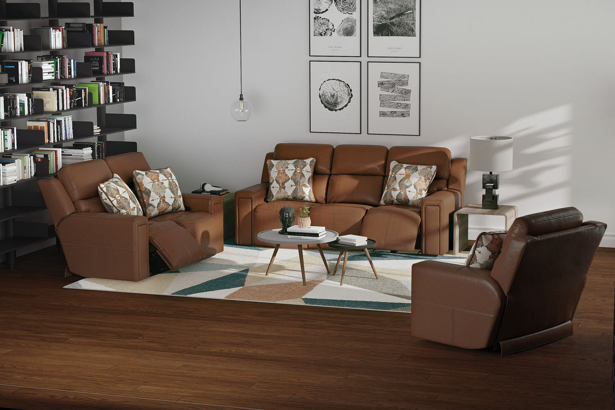 Arezzo - Power Headrest Power Reclining Sofa With Zero Gravity/Extended Ottoman by Unique Piece Furniture