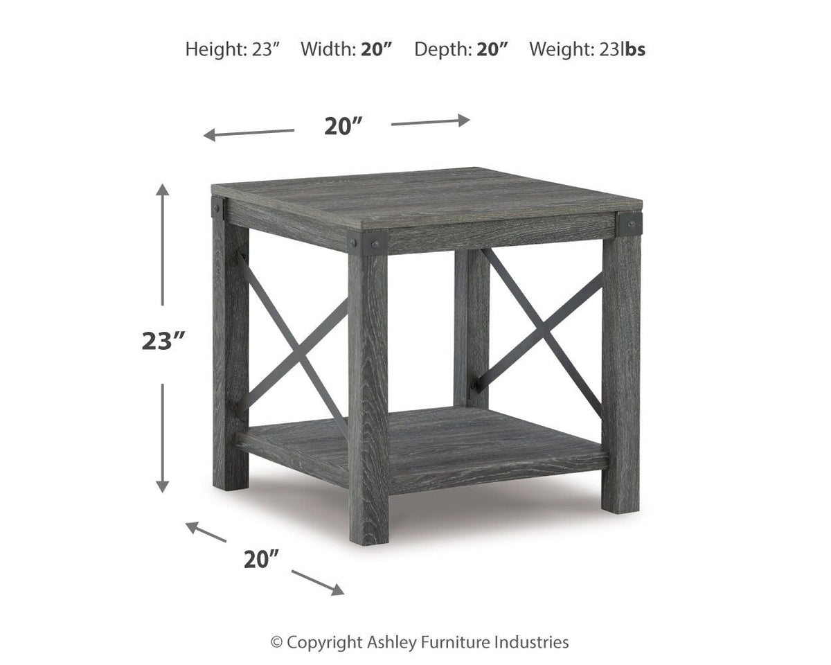 Freedan - Square End Table - Grayish Brown by Unique Piece Furniture