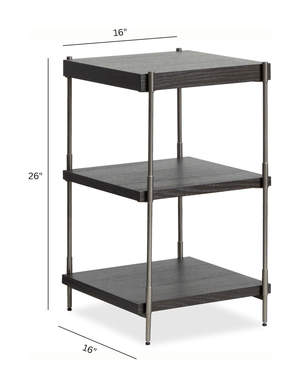 Spencer - Rectangular Accent Table - Dark Briarsmoke by Unique Piece Furniture