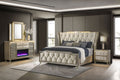 Lorient 4-piece Queen Bedroom Set Ivory and Camel by Unique Piece Furniture