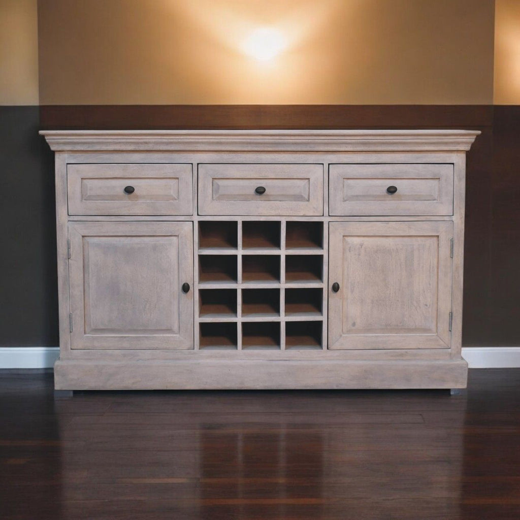 Wine Storage Unit - Gray Ash by Unique Piece Furniture