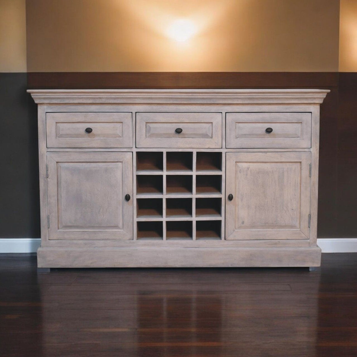 Wine Storage Unit - Gray Ash by Unique Piece Furniture