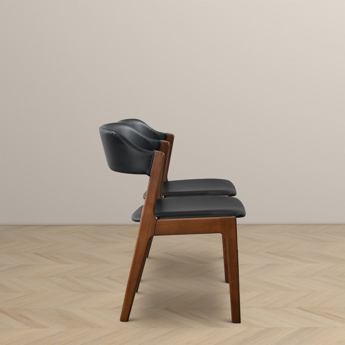 Enzo - Dining Chair (Set of 2) - Black / Brown by Unique Piece Furniture