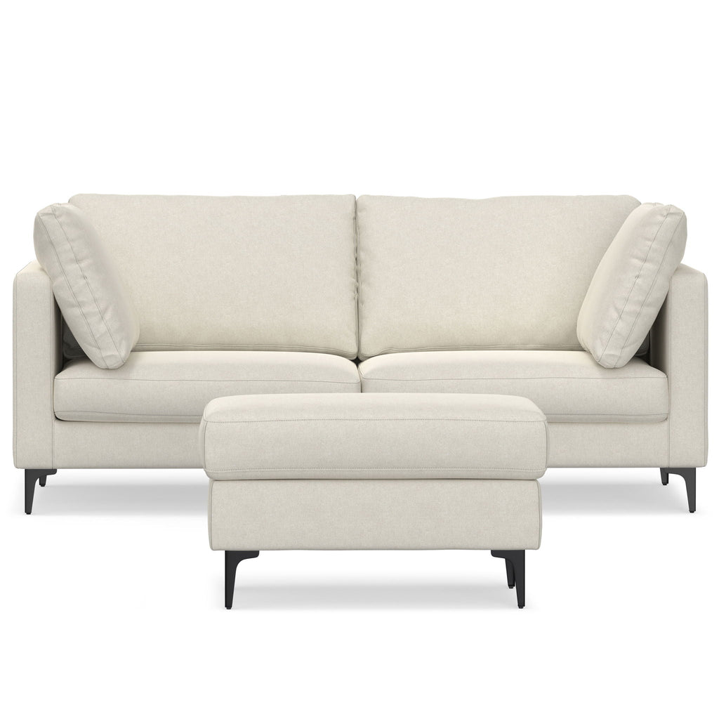 Ava - Mid Century Sofa With Ottoman Set by Unique Piece Furniture