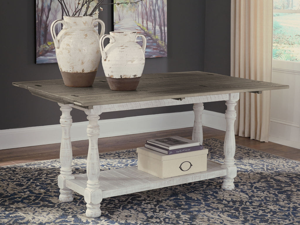Havalance - Flip Top Sofa Table - Gray / White by Unique Piece Furniture