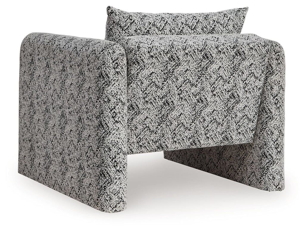 Kenbell - Accent Chair - Black / White by Unique Piece Furniture