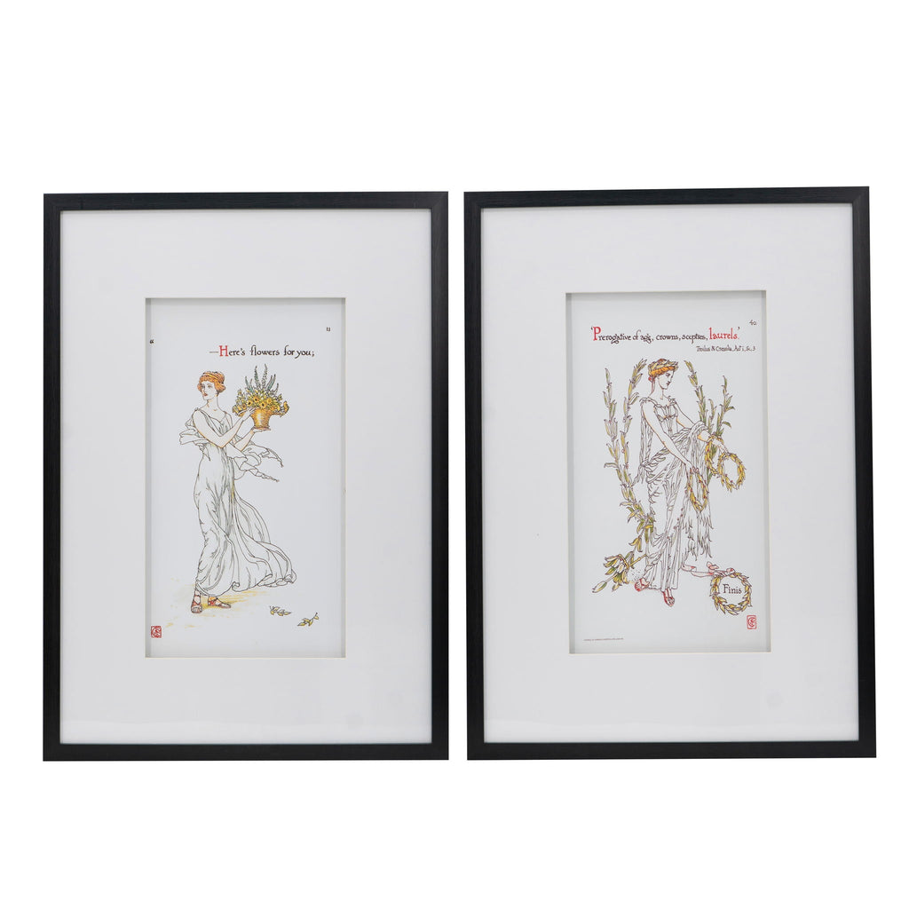 Wall Arts (Set of 2) - Black White by Unique Piece Furniture