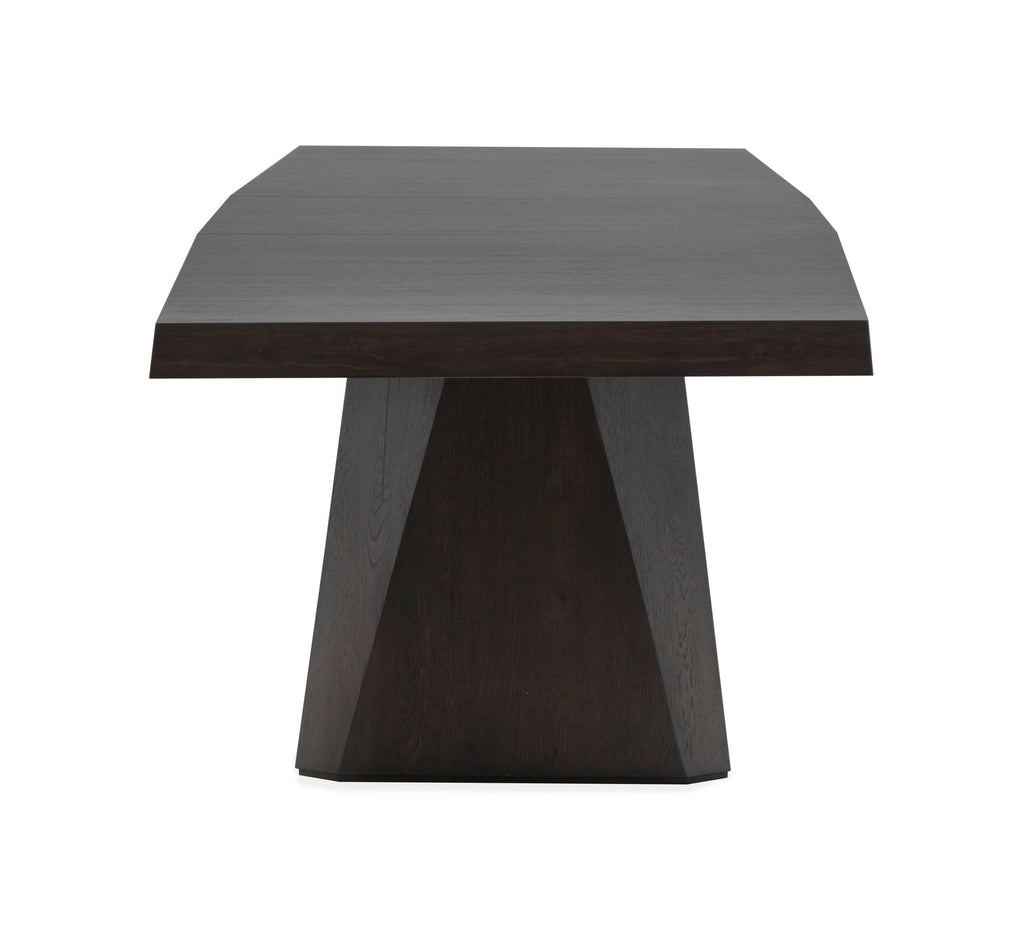 Tauren - Extendable Double Pedestal Dining Table - Coffee Bean by Unique Piece Furniture