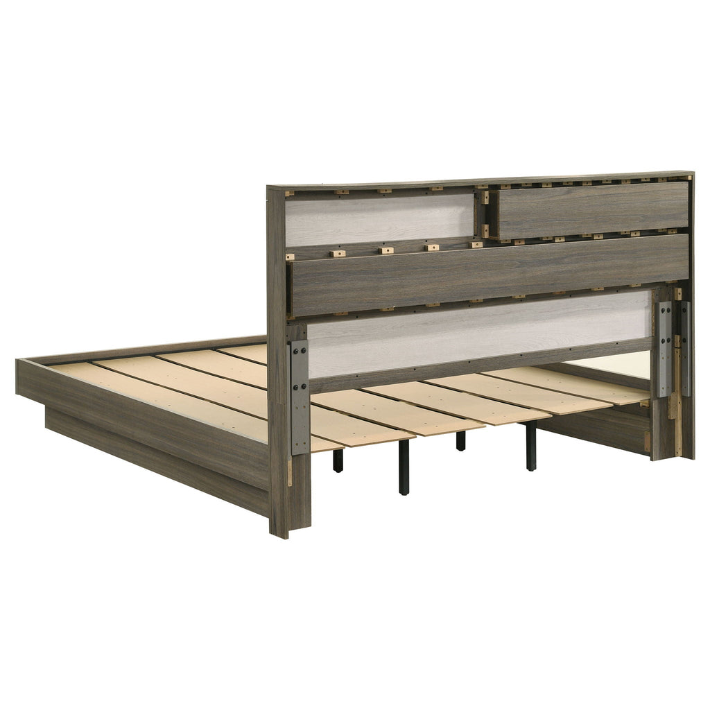 Fenwick 4-piece Eastern King Bedroom Set Grey Oak by Unique Piece Furniture