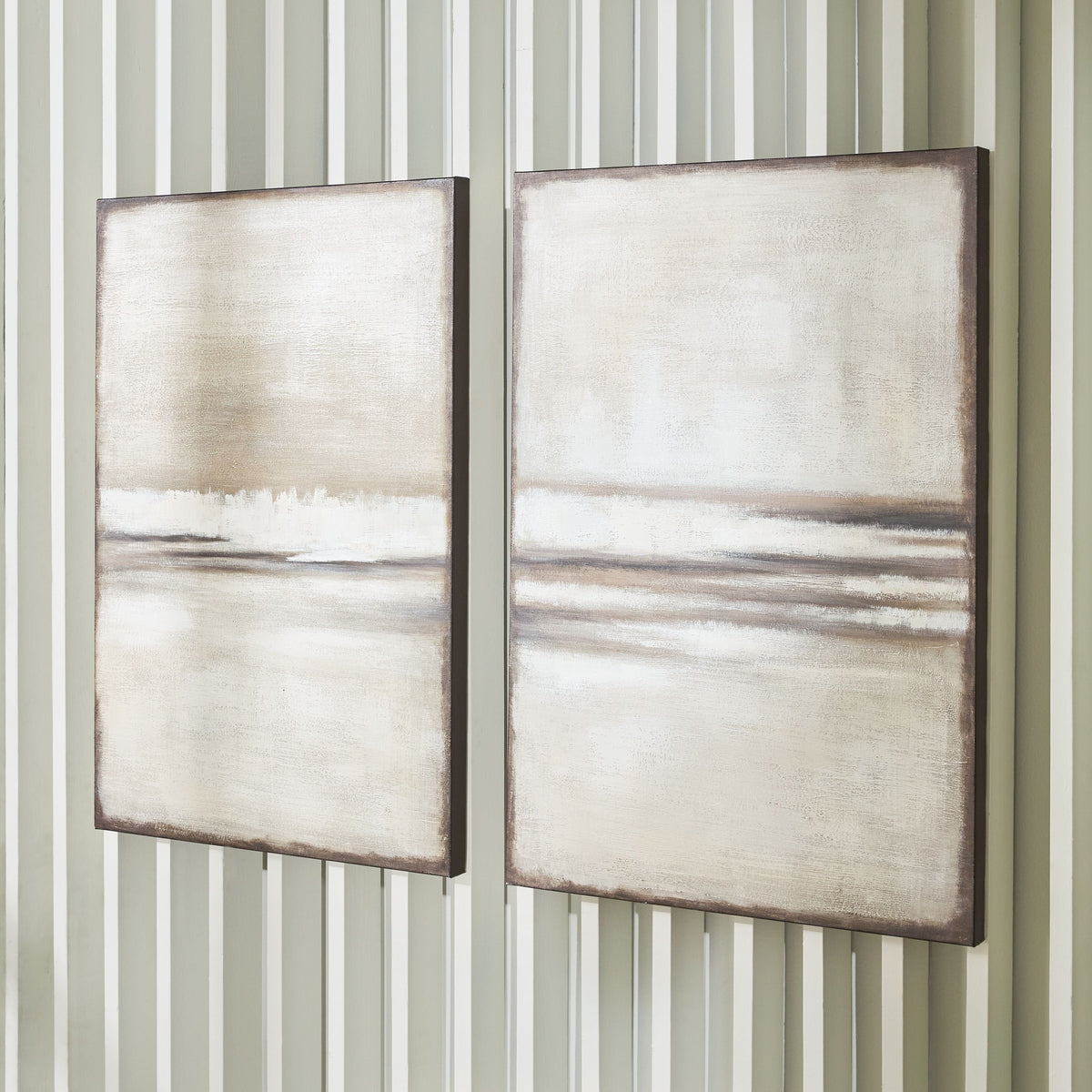 Brockdunn - Wall Art Set (Set of 2) - Tan / Brown by Unique Piece Furniture