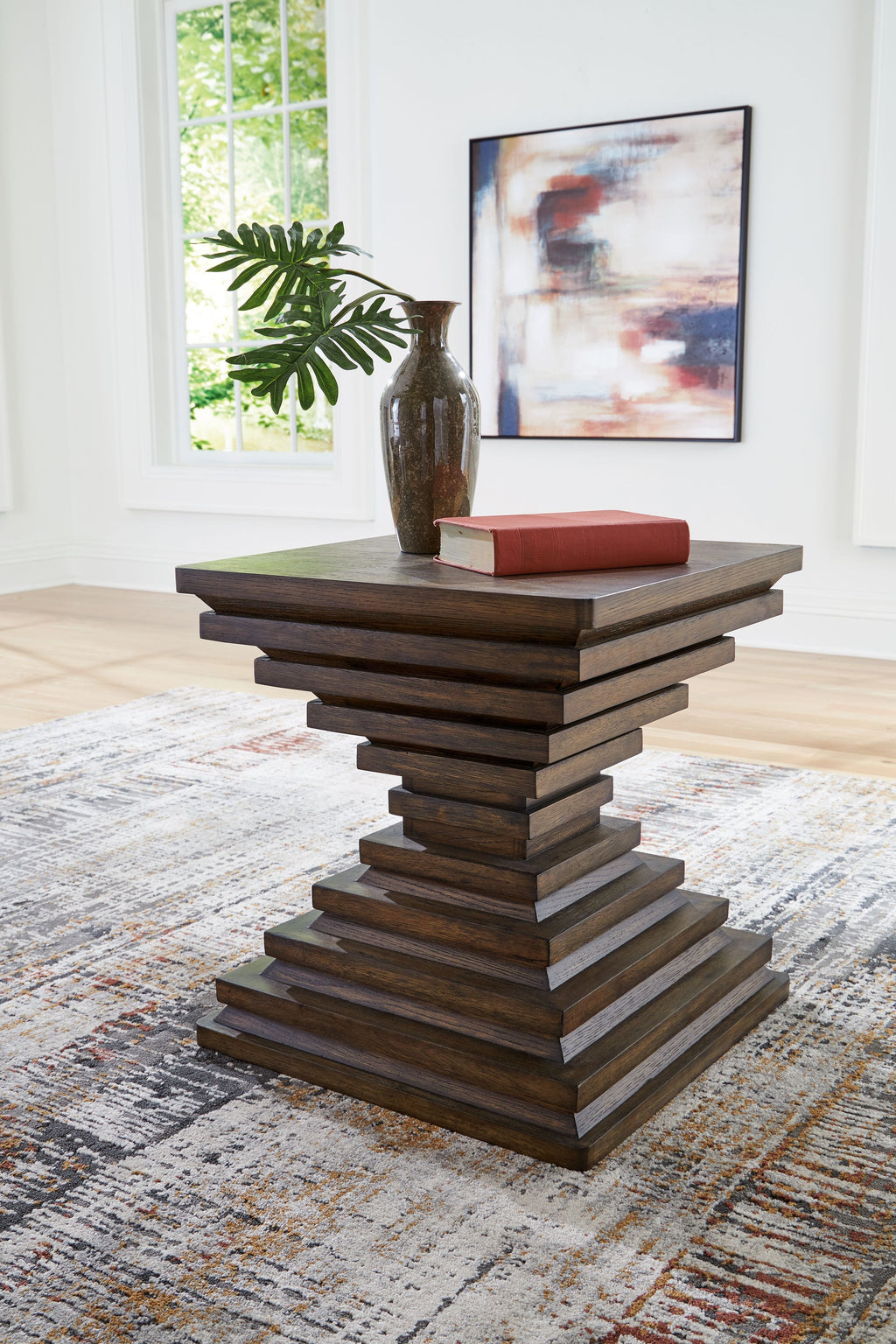 Hannodream - Square End Table - Warm Brown by Unique Piece Furniture