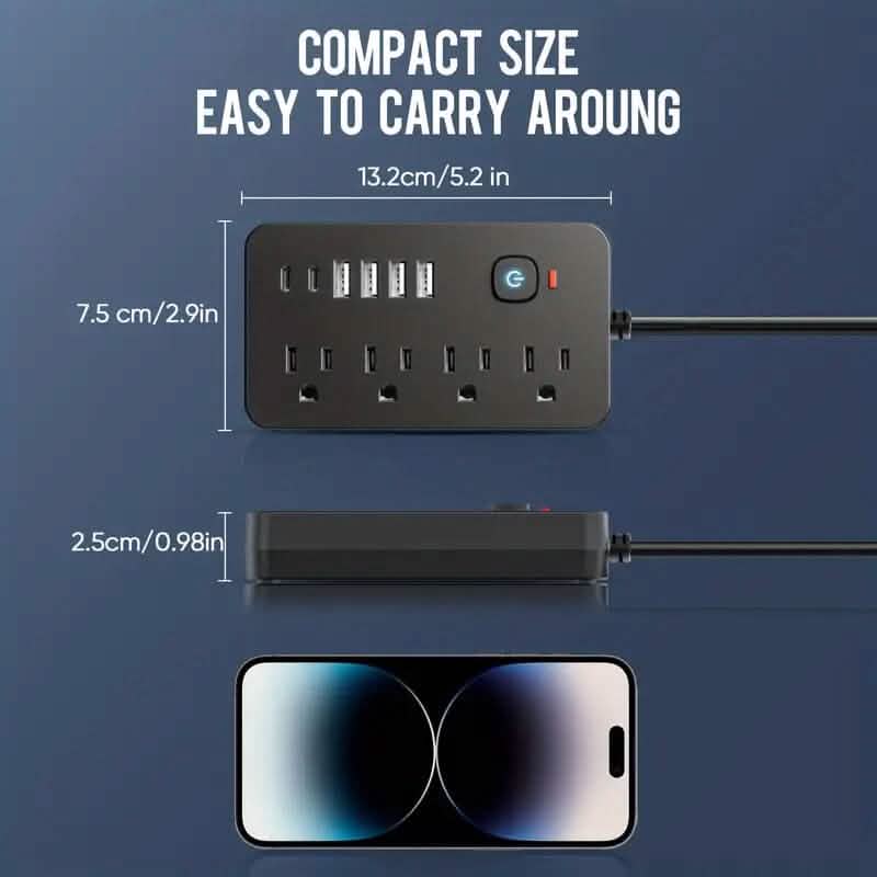 Advanced 10-in-1 Multi-Plug Power Strip by DailySale