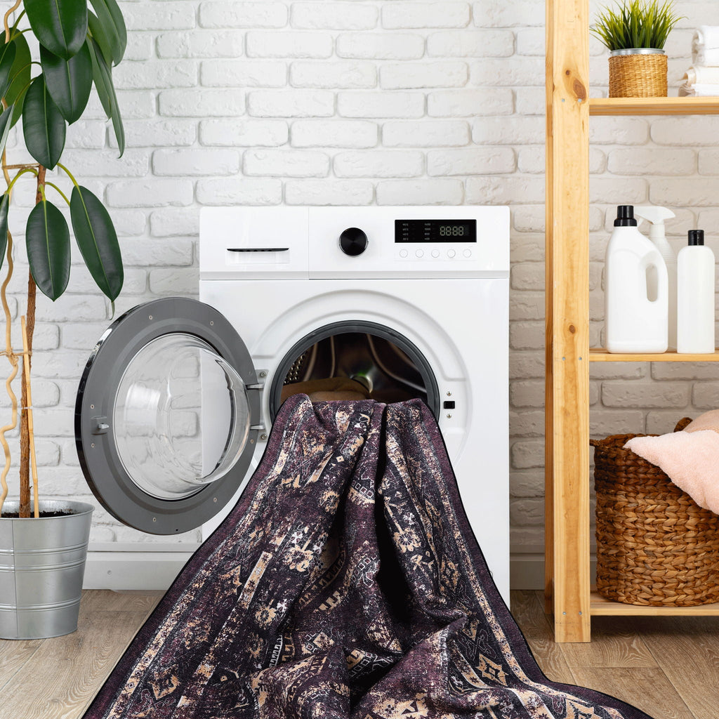 Maval - Trendy Area Rug, Washable by Unique Piece Furniture