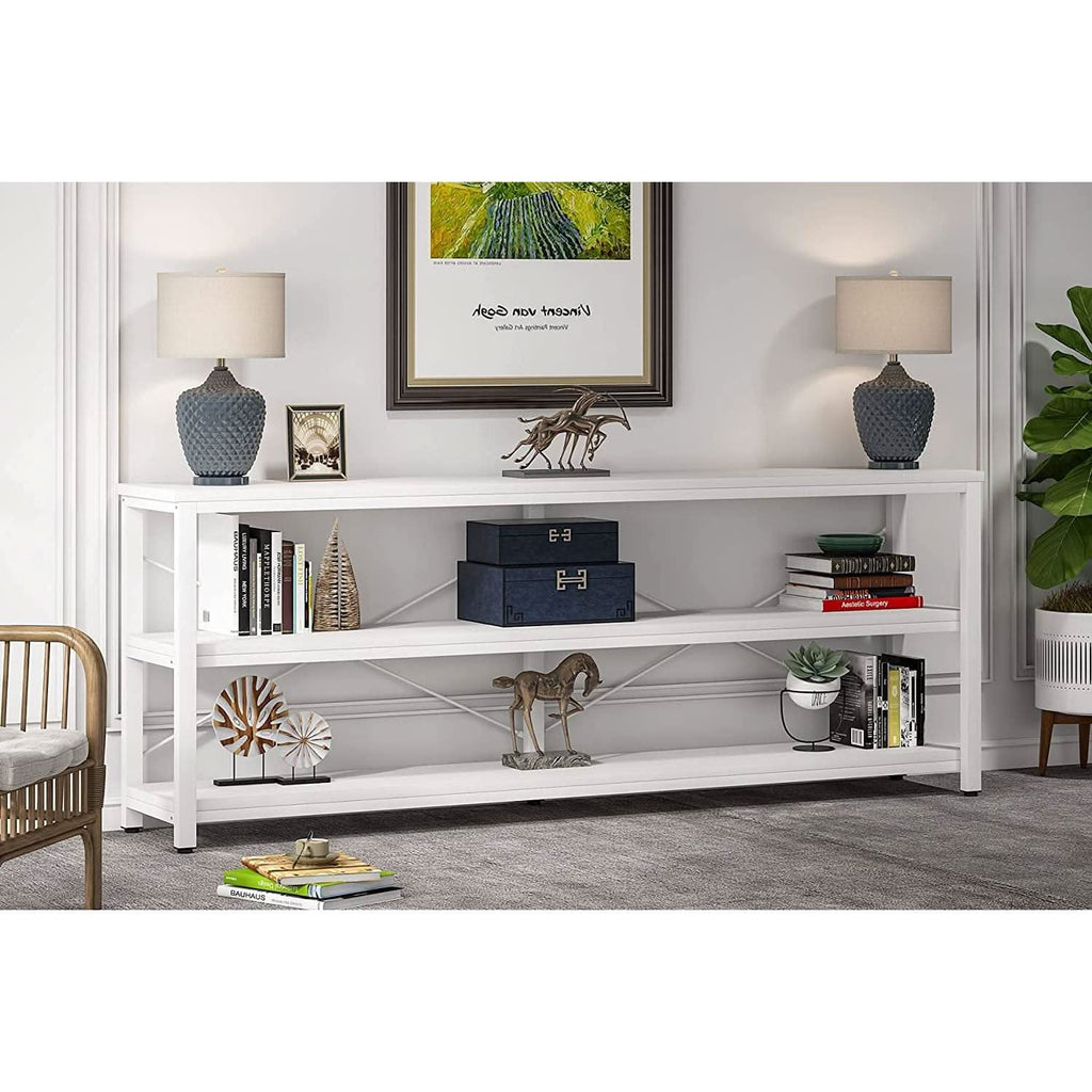 70.8 Inch Long Industrial TV Console With 3 Shelves by ShipItFurniture