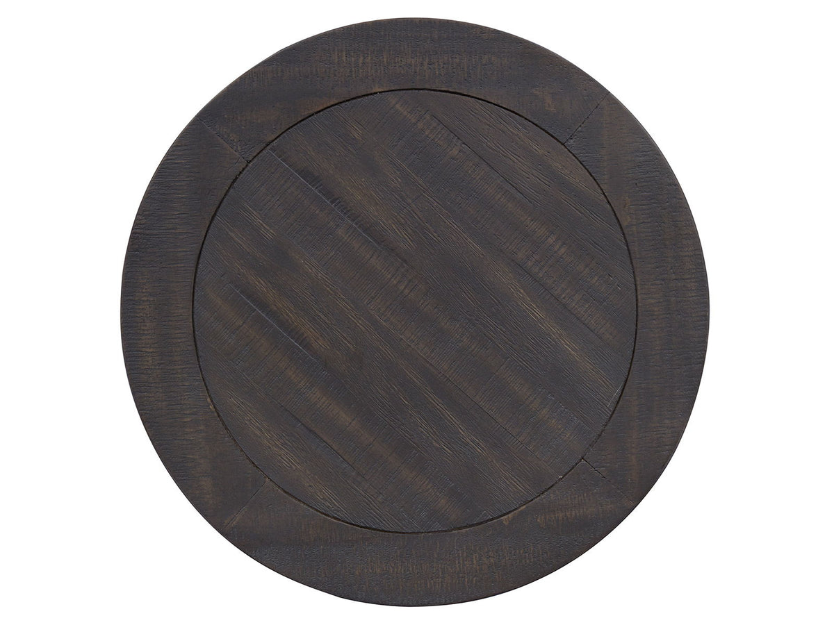 Westley Falls - Round Accent End Table - Graphite by Unique Piece Furniture