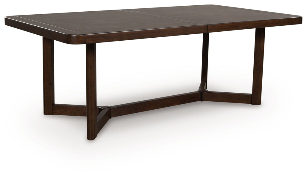 Dilenno - Rectangular Dining Room Extension Table - Dark Brown by Unique Piece Furniture