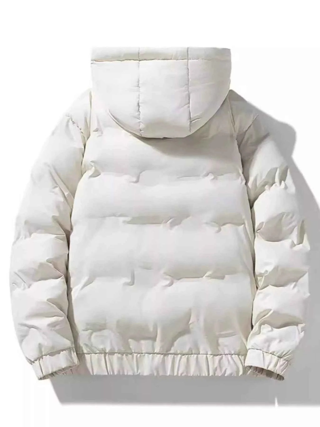Men's Plus Size Hooded Padded Winter Coat by Simply Love