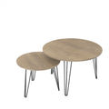 Round Nesting Coffee Table For Living Room (Set of 2) by Unique Piece Furniture