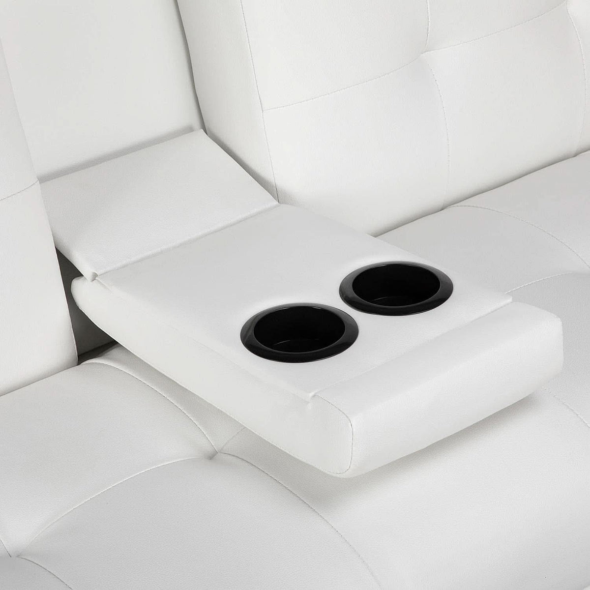 Convertible Sofa Bed With Cup Holders And Adjustable Back by ShipItFurniture