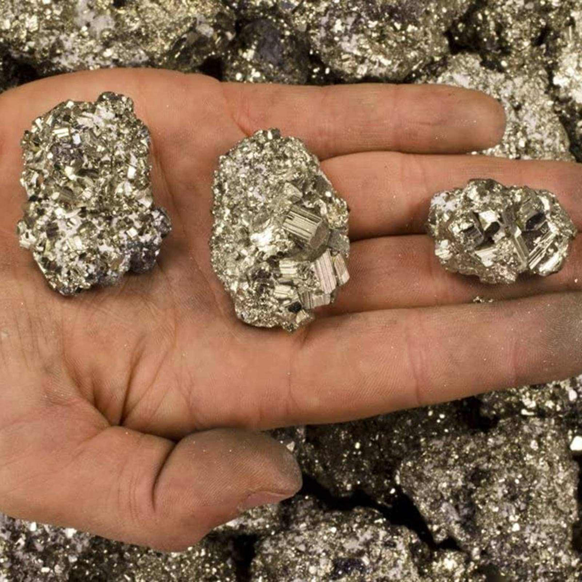Rough Cocada Pyrite – Raw Stone from Peru by Sacred Crystals