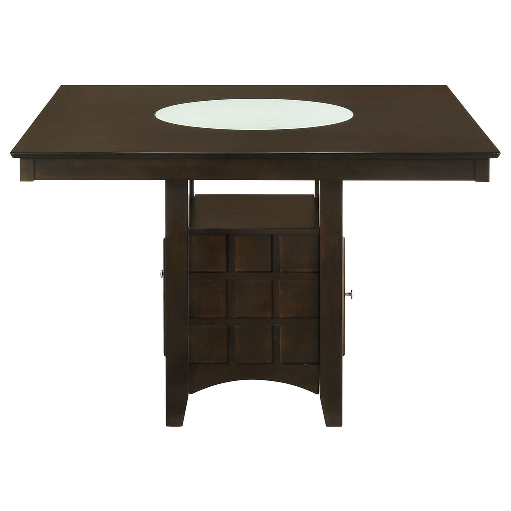 Gabriel 9-piece Square Counter Height Dining Set Cappuccino by Unique Piece Furniture
