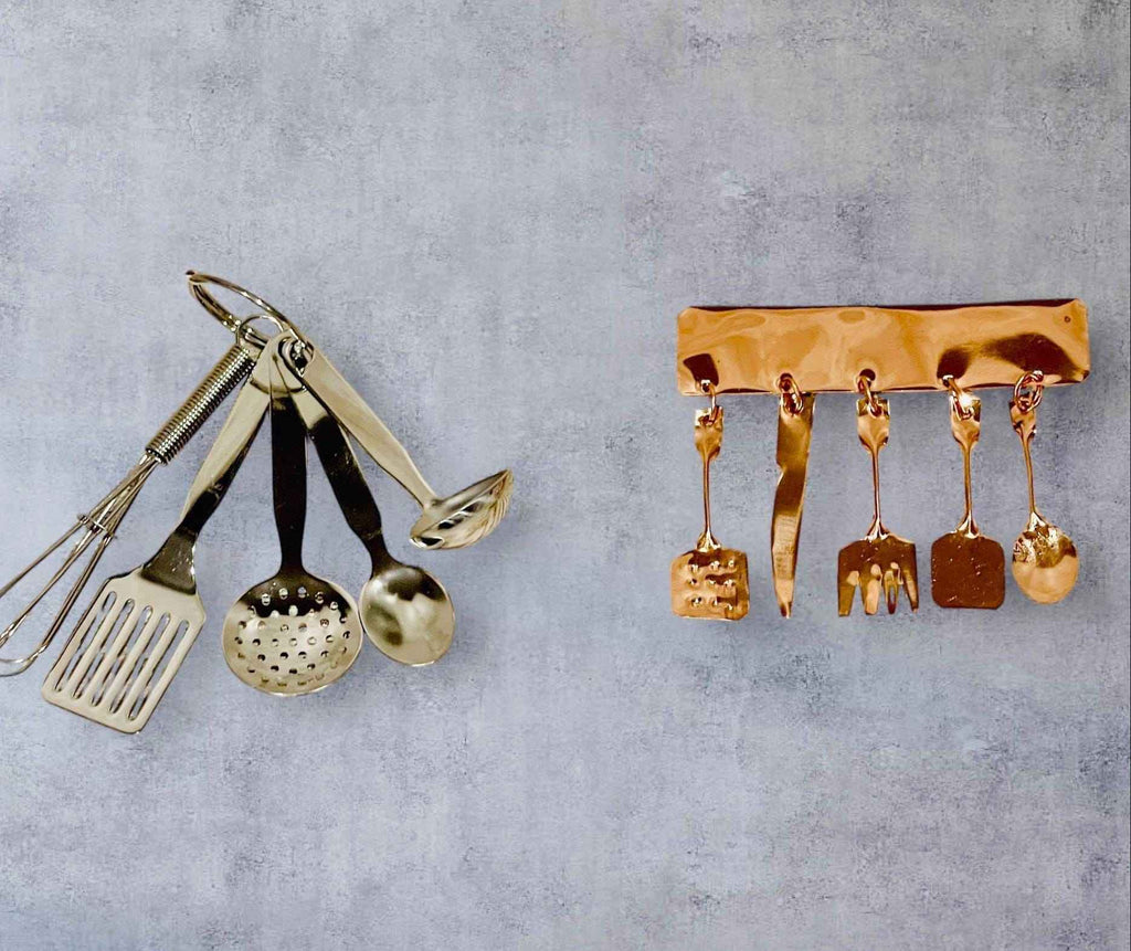 2x Mexican Miniature Utensil Magnet & Keychain 2 Utensilios en Miniatura Mexicano 1 Iman y 1 Llavero