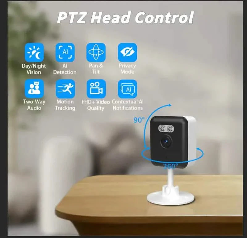 3MP Smart Home Security Camera – Night Vision, Two-Way Audio, Motion Detection, Alexa Compatible by DailySale