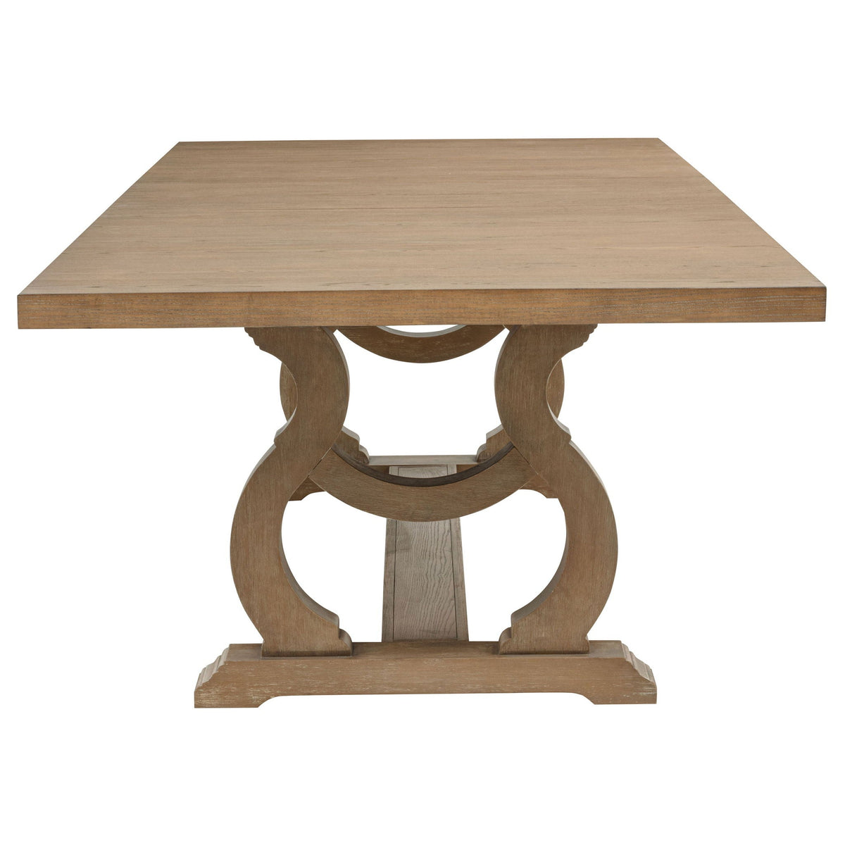 Brockway 104-inch Extension Leaf Dining Table Barley Brown by Unique Piece Furniture