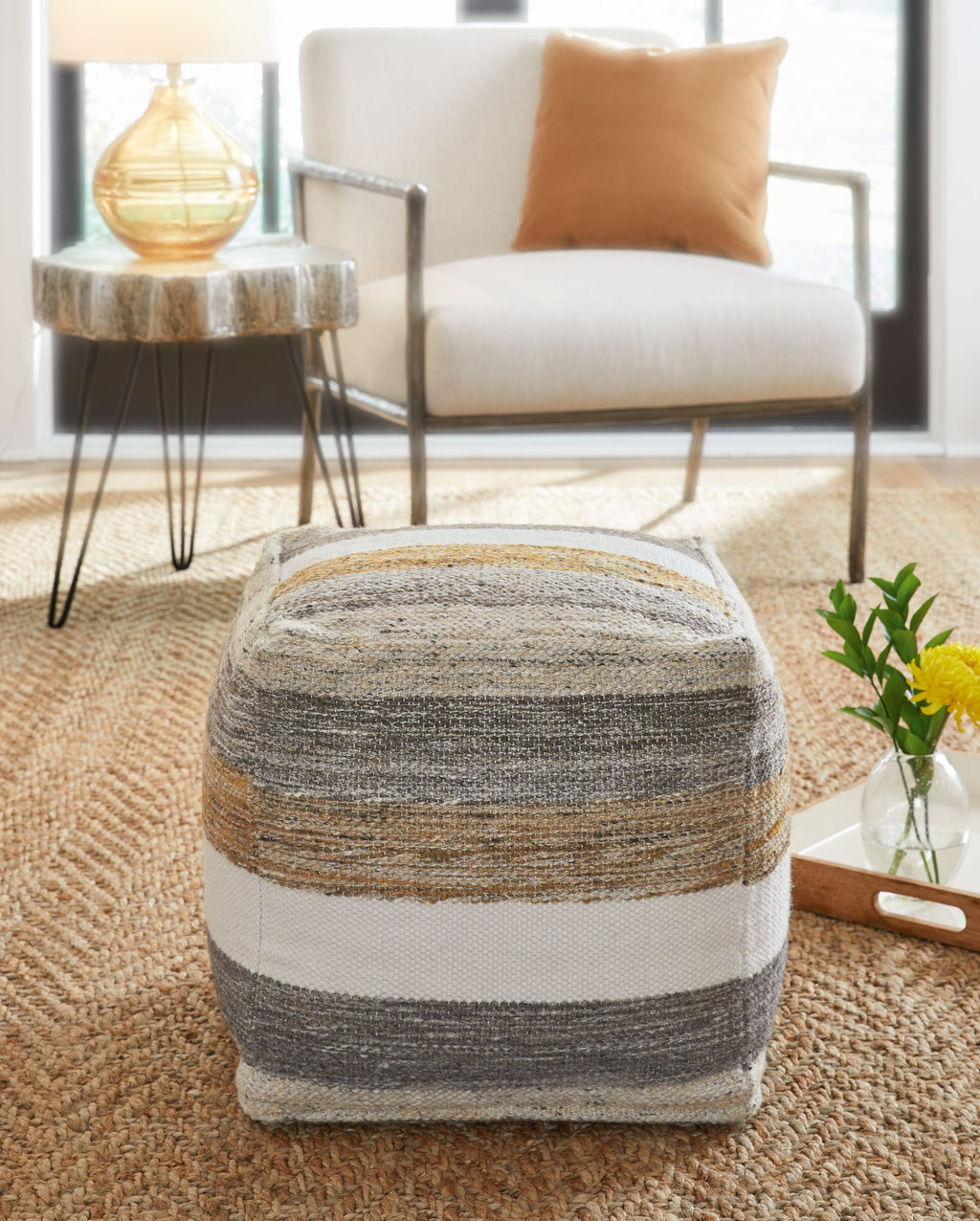 Josalind - Pouf - Multi by Unique Piece Furniture