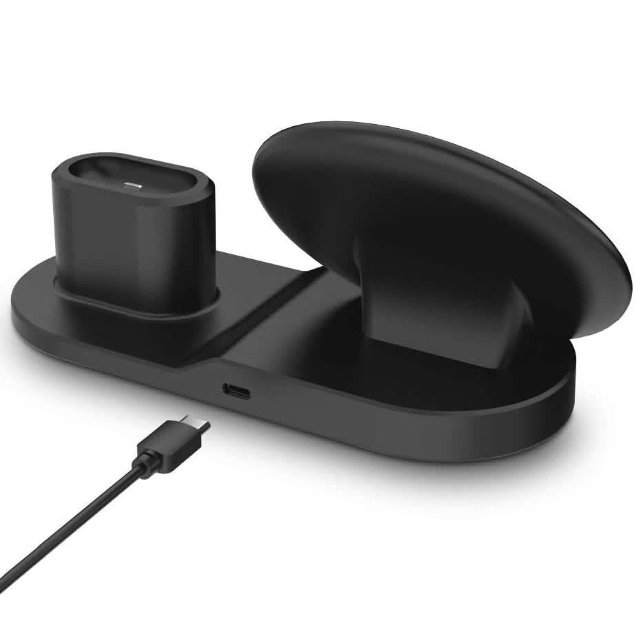 AirDock 3-in-1 Wireless Power Charging Station by DailySale