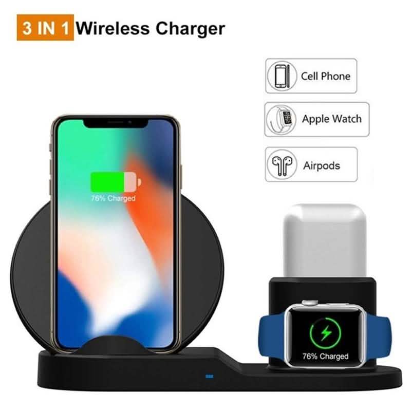 AirDock 3-in-1 Wireless Power Charging Station by DailySale