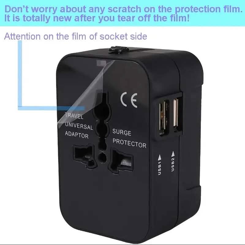 All-in-One Universal Travel Charger with Dual USB Charging Ports by DailySale