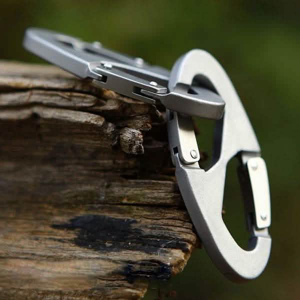 Aluminum Alloy Key Chain Ring Hook Holder Outdoor Calabash Keychain Camping by DailySale