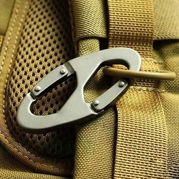 Aluminum Alloy Key Chain Ring Hook Holder Outdoor Calabash Keychain Camping by DailySale