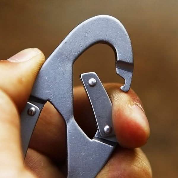 Aluminum Alloy Key Chain Ring Hook Holder Outdoor Calabash Keychain Camping by DailySale