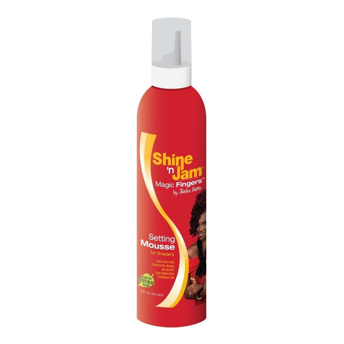 Ampro Shine-N-Jam Magic Fingers Setting Mousse by Celleste's Online Beauty Supply Store