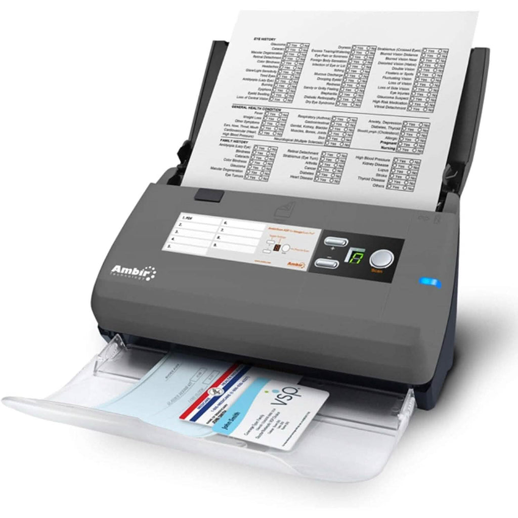 Ambir ImageScan Pro 820ix 20ppm High-Speed ADF Scanner for Windows PC and Mac by DailySale