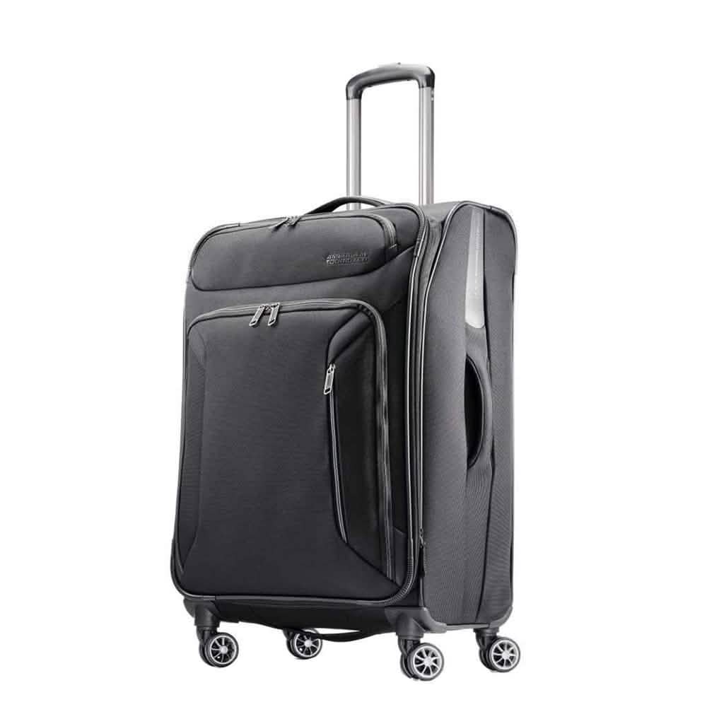 American Tourister 25" Zoom Spinner Expandable Suitcase Luggage by DailySale
