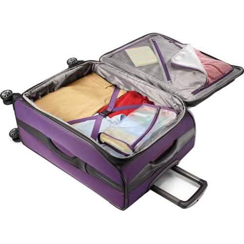American Tourister 25" Zoom Spinner Expandable Suitcase Luggage by DailySale