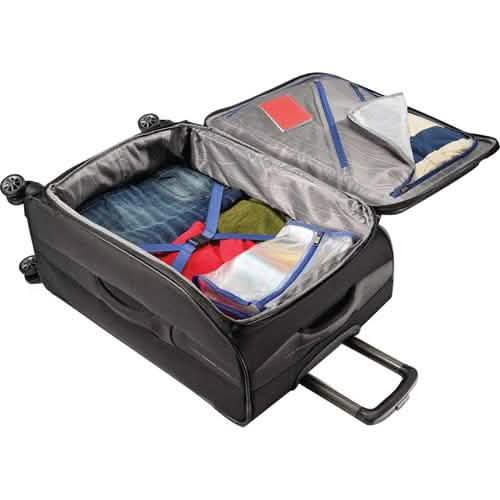American Tourister 25" Zoom Spinner Expandable Suitcase Luggage by DailySale