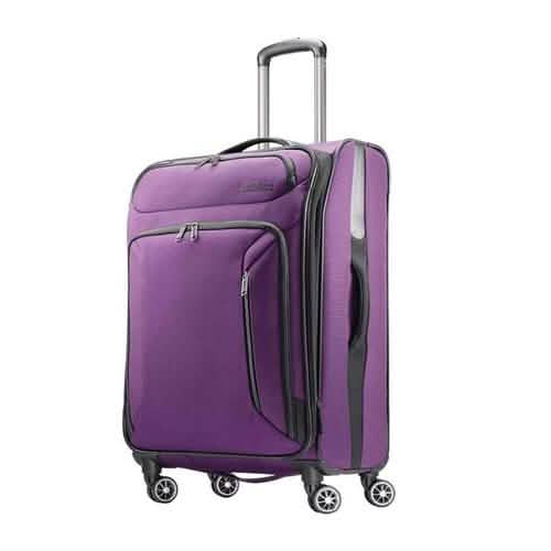 American Tourister 25" Zoom Spinner Expandable Suitcase Luggage by DailySale