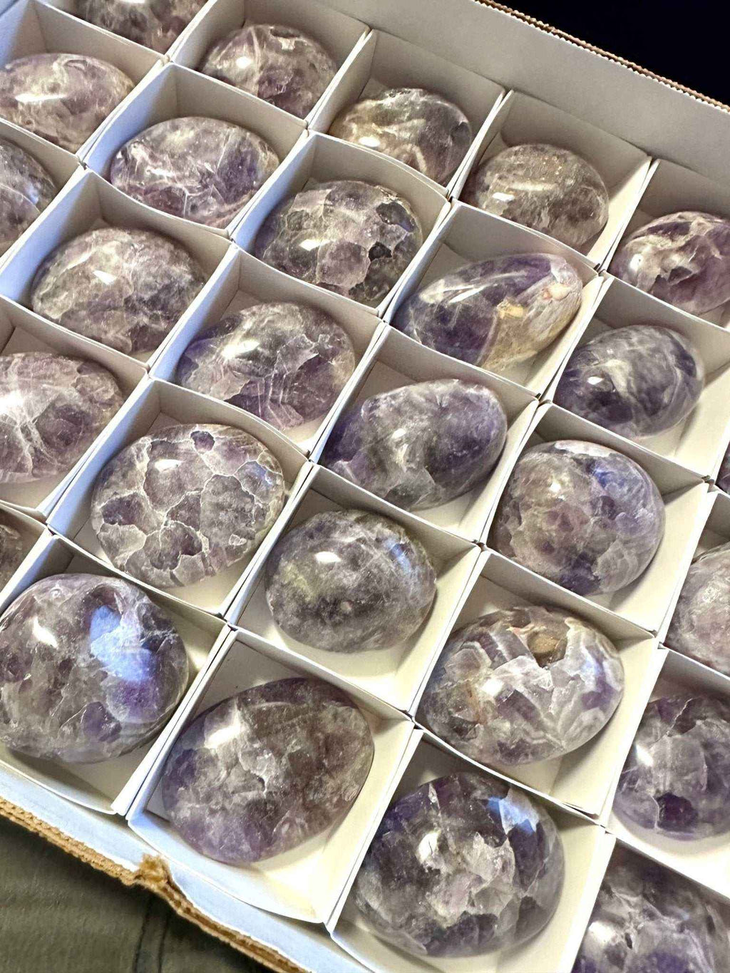 Amethyst Palm Stone by Sacred Crystals