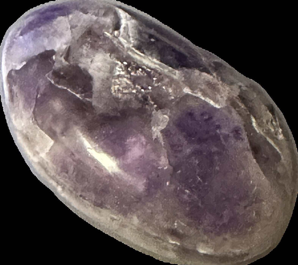 Amethyst Palm Stone by Sacred Crystals