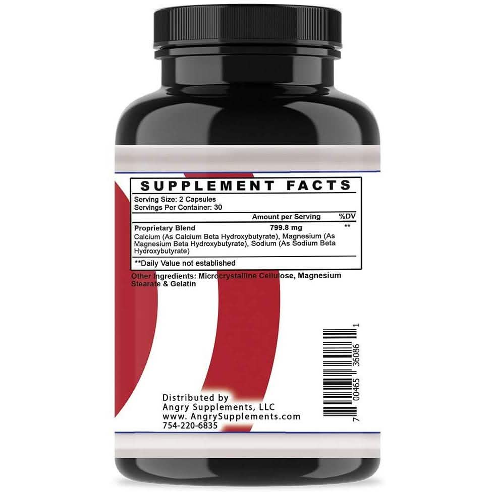 Angry Supplements Super Keto BHB Burn Fat, Increase Energy and Focus by DailySale